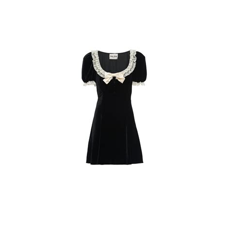 miu miu velvet dress|Miu Miu Dresses .